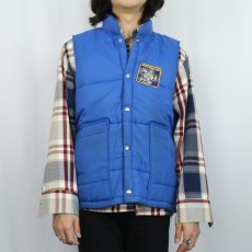 画像2: 70's Swingster USA製 "MICHELIN" パッチ付き 中綿入り ナイロンベスト M (2)