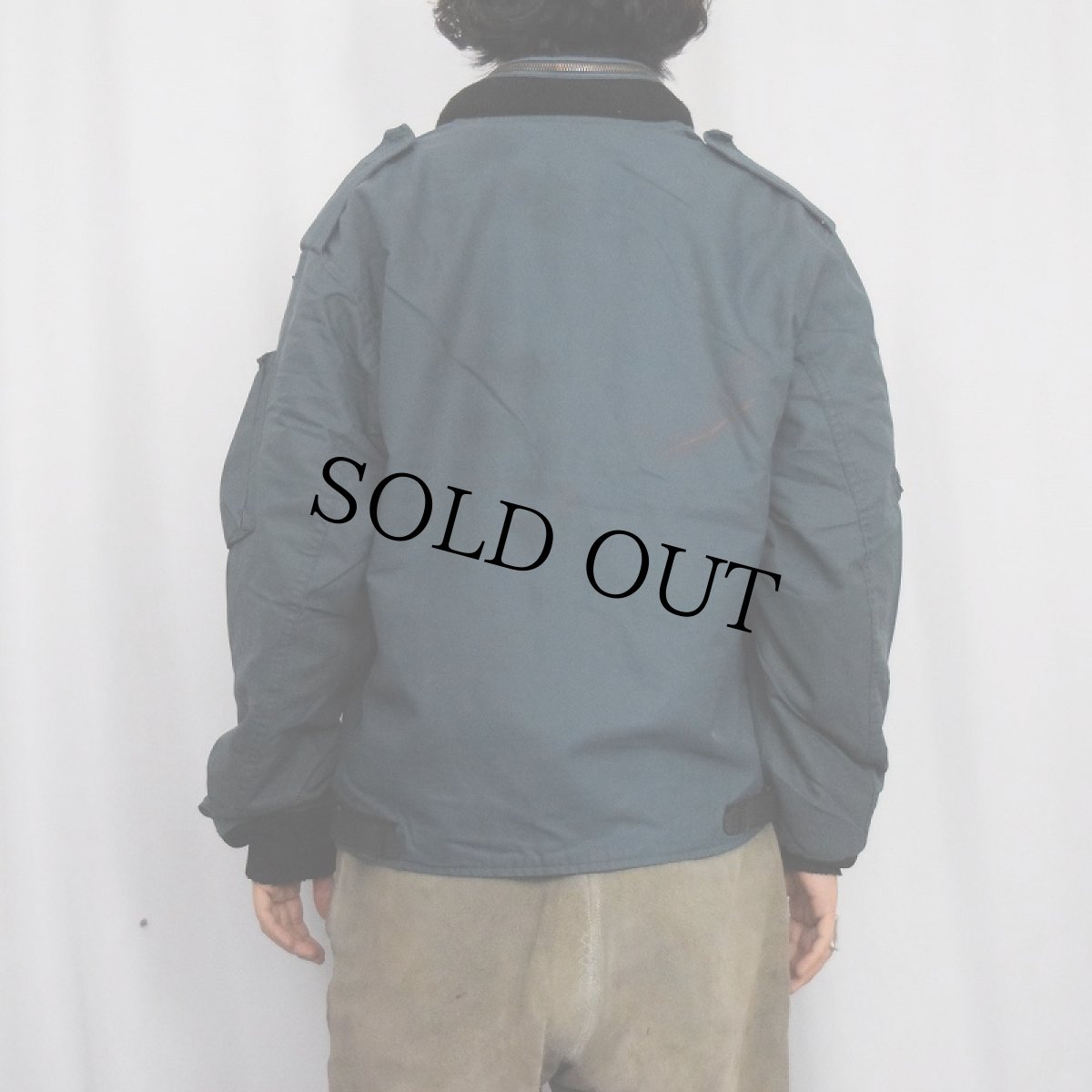 画像3: 90's ROYAL CANADIAN AIR FORCE フライトジャケット SIZE7340 (3)