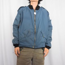 画像2: 90's ROYAL CANADIAN AIR FORCE フライトジャケット SIZE7344 (2)