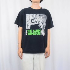 画像2: 2000's Apathy "THE ALIEN TONGUE" ヒップホッププリントTシャツ BLACK L (2)