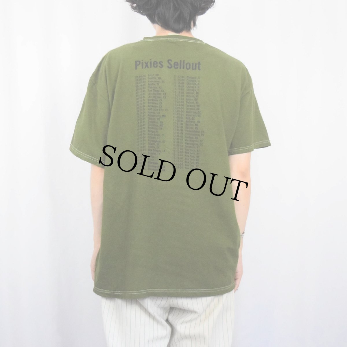 画像3: 2004 PIXIES ロックバンドツアーTシャツ XL (3)