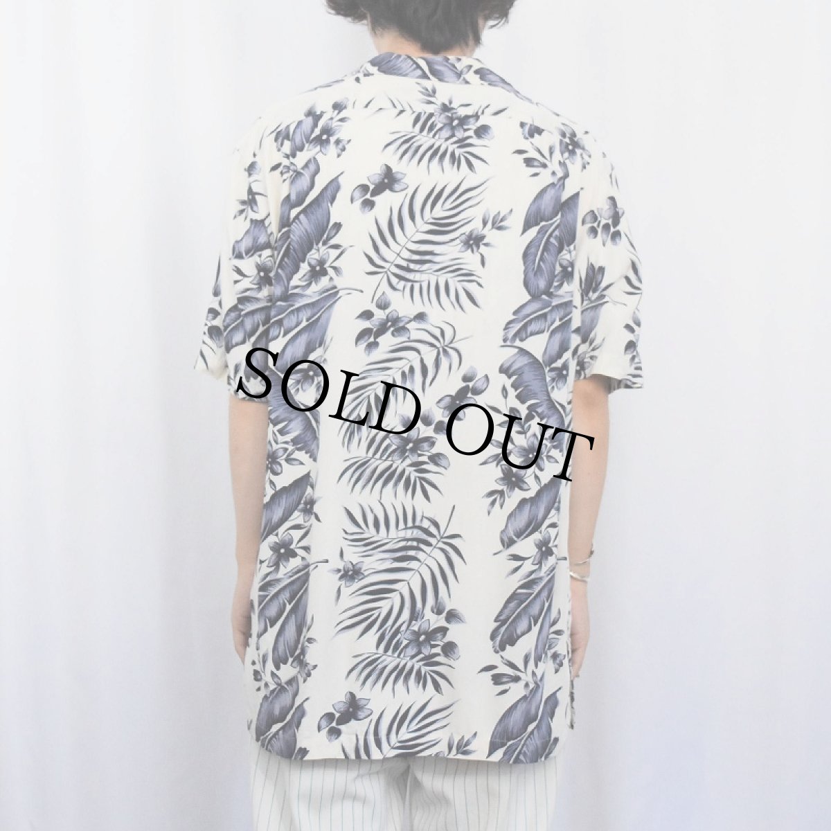 画像3: POLO Ralph Lauren "CLAYTON" ハイビスカス柄 ビスコースアロハシャツ M (3)