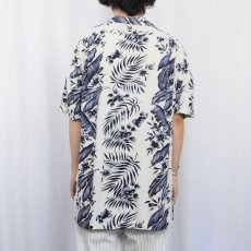 画像3: POLO Ralph Lauren "CLAYTON" ハイビスカス柄 ビスコースアロハシャツ M (3)