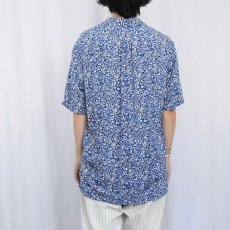 画像3: POLO Ralph Lauren "CALDWELL" 花柄 レーヨンオープンカラーシャツ S (3)