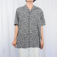画像2: POLO Ralph Lauren "CLAYTON" 花柄 コットンオープンカラーシャツ M (2)