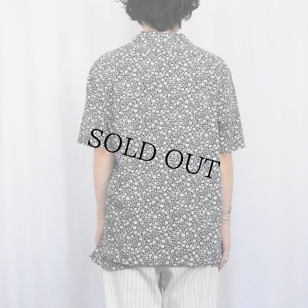 画像3: POLO Ralph Lauren "CLAYTON" 花柄 コットンオープンカラーシャツ M (3)