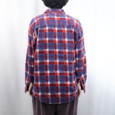 画像3: ESQUIRE チェック柄 ネルシャツ (3)