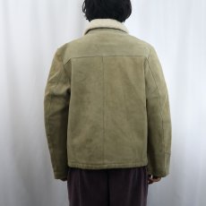 画像3: 70's Silton 裏ボア スエードレザージャケット size42 (3)