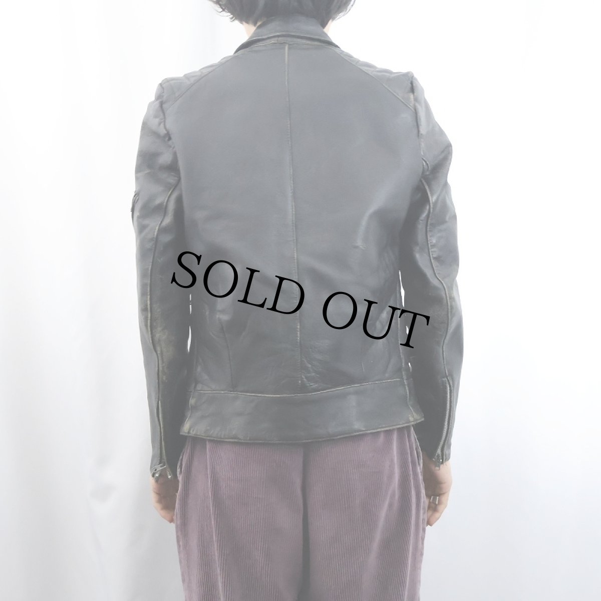 画像3: 70's KETT ENGLAND製 シングルライダースジャケット BLACK  (3)