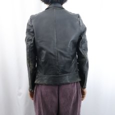画像3: 70's KETT ENGLAND製 シングルライダースジャケット BLACK  (3)