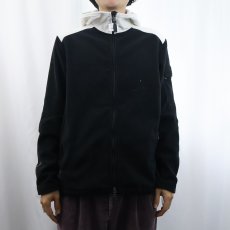 画像2: POLO Ralph Lauren "POLO ACTIVE" フリースジップパーカー BLACK M (2)