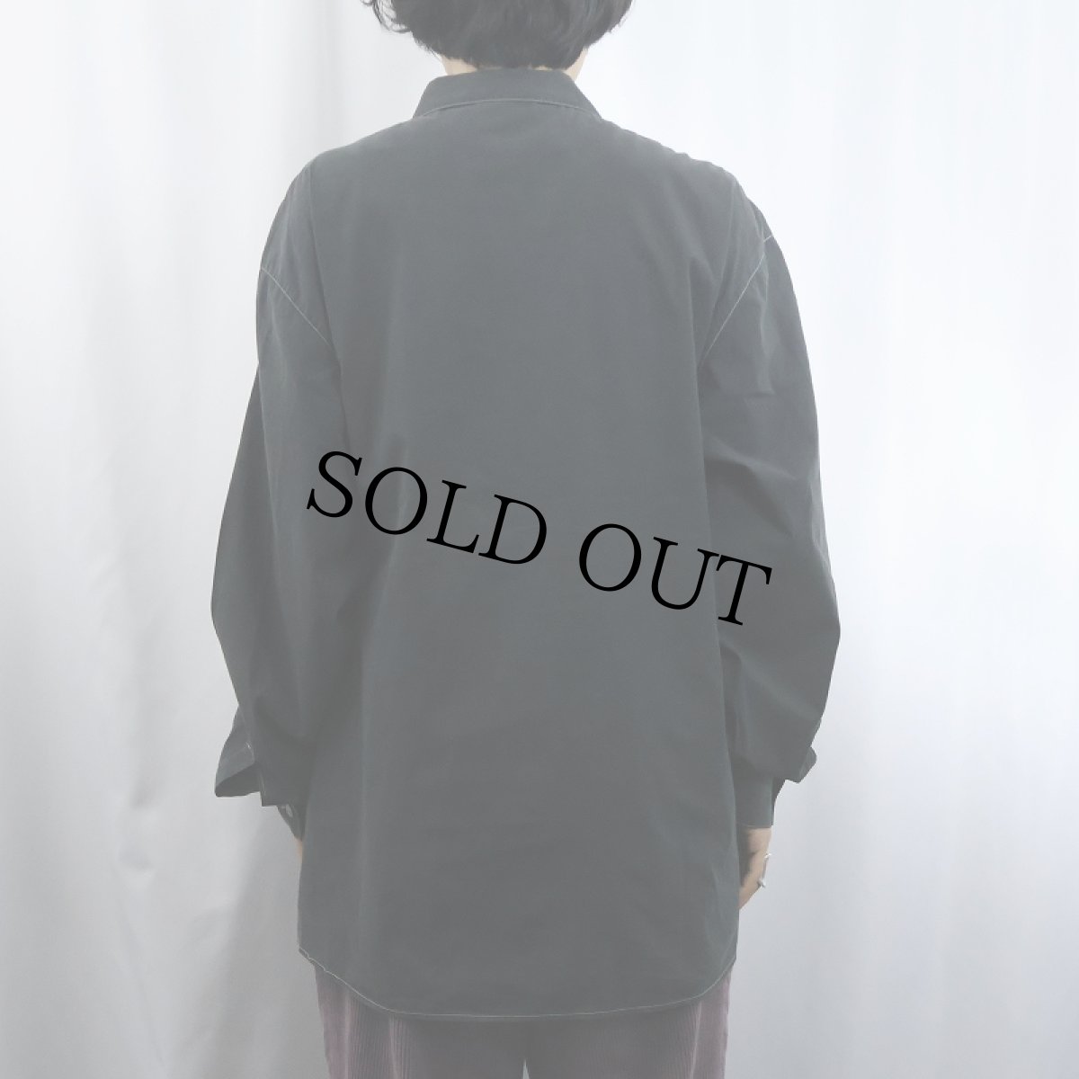 画像3: 90's VERSACE CLASSIC V2 デザインジップシャツ BLACK XL (3)