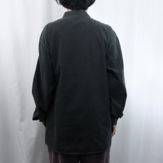 画像3: 90's VERSACE CLASSIC V2 デザインジップシャツ BLACK XL (3)