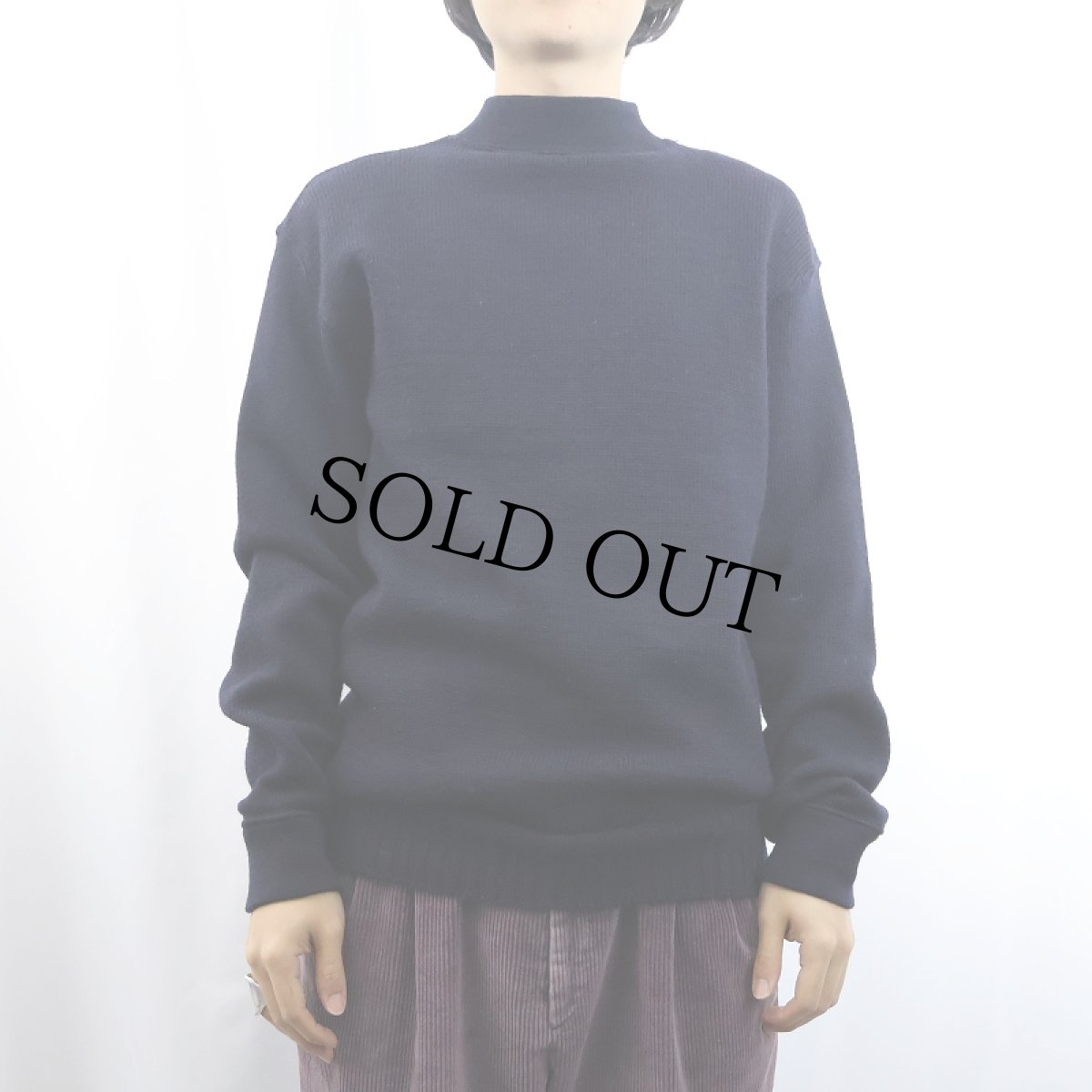 画像2: 60's U.S.NAVY GOBウールニットセーター NAVY XL (2)