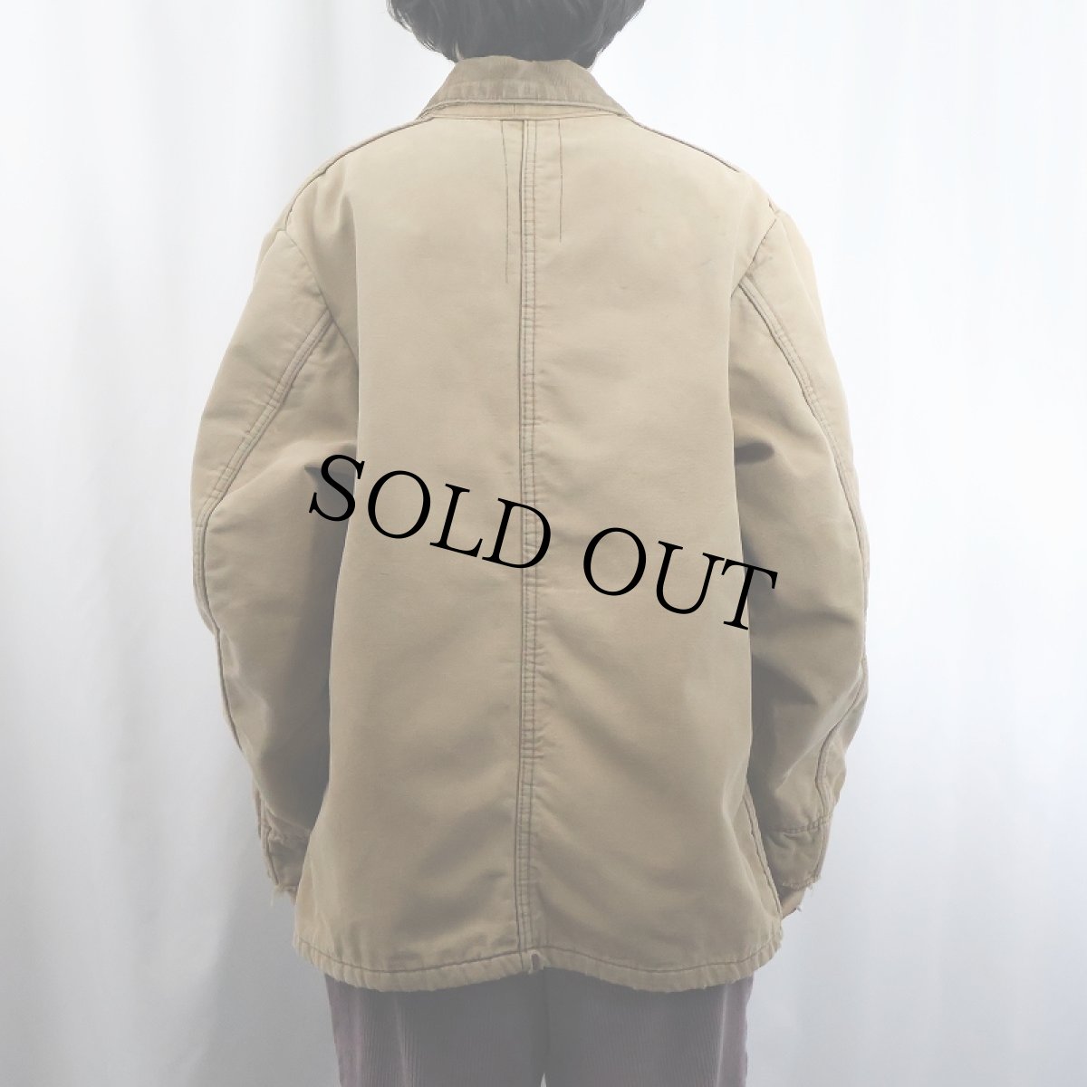 画像2: 70's Carter's ブランケットライナー ダックカバーオール  (2)