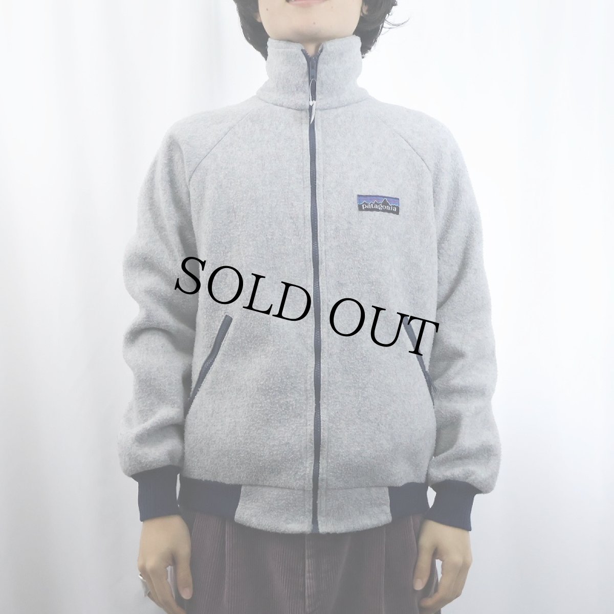 画像2: 80's Patagonia デカタグ フリースジップジャケット M (2)