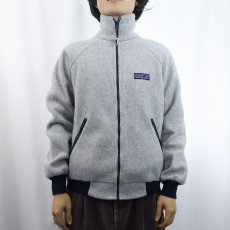 画像2: 80's Patagonia デカタグ フリースジップジャケット M (2)
