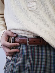 画像2: LANDS' END USA製 レザーベルト (2)