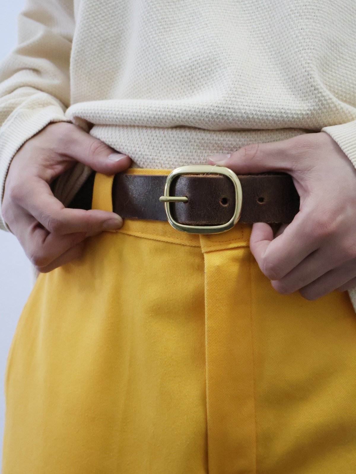 画像2: レザーベルト (2)