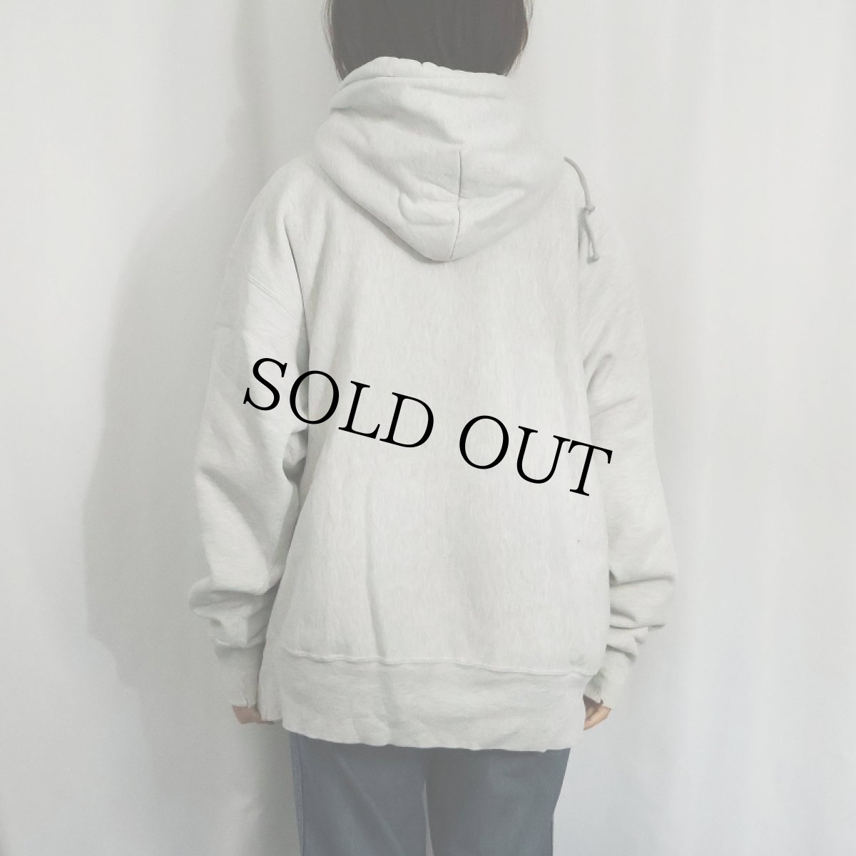 画像3: Champion REVERSE WEAVE "BROWN" プリントスウェットフーディー XL (3)