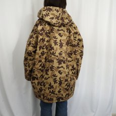 画像3: 80's ORVIS ダックハンターカモ柄 マウンテンパーカー L (3)