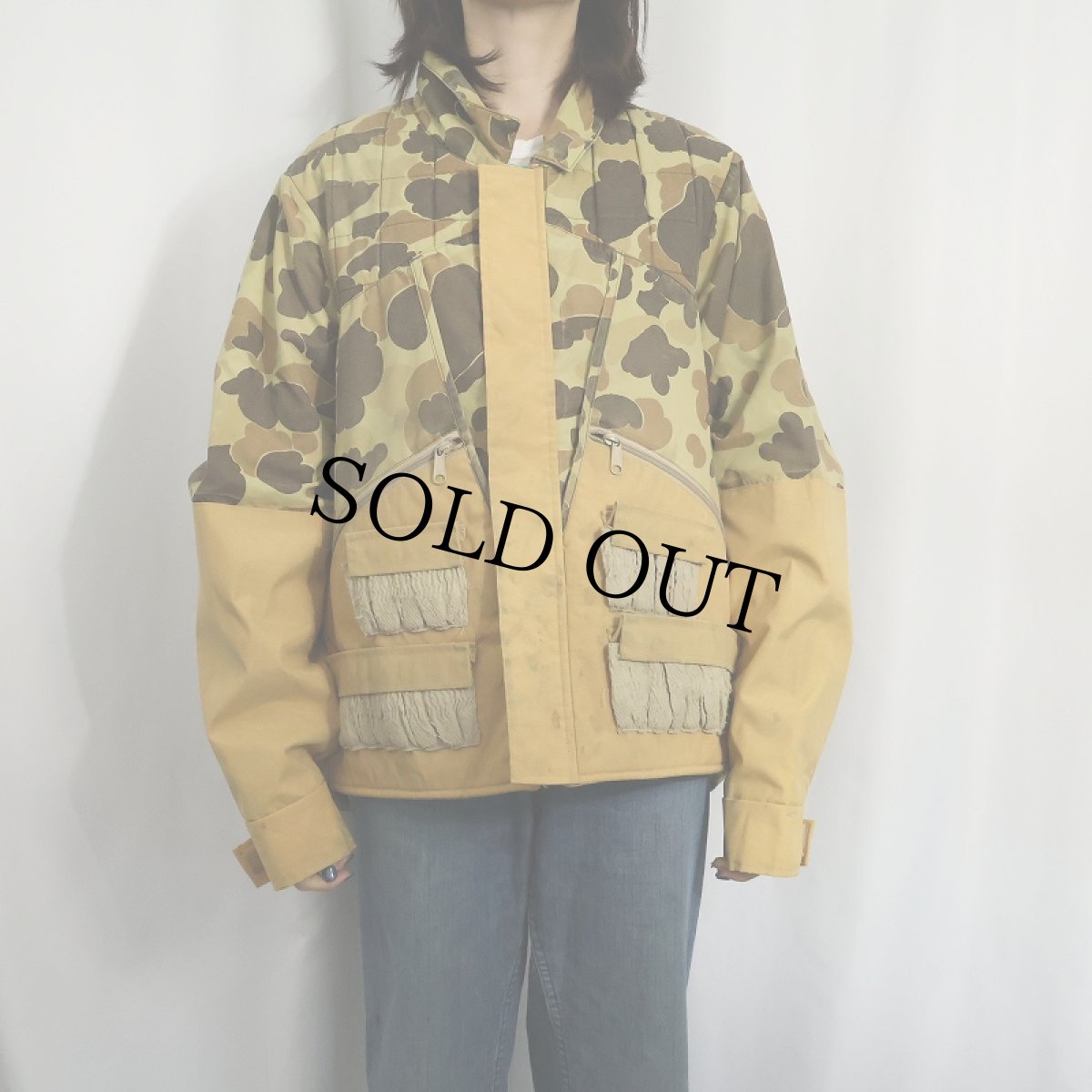 画像2: 80〜90's Columbia "ULTREX by Burlington" ダックハンターカモ柄 ハンティングジャケット M (2)