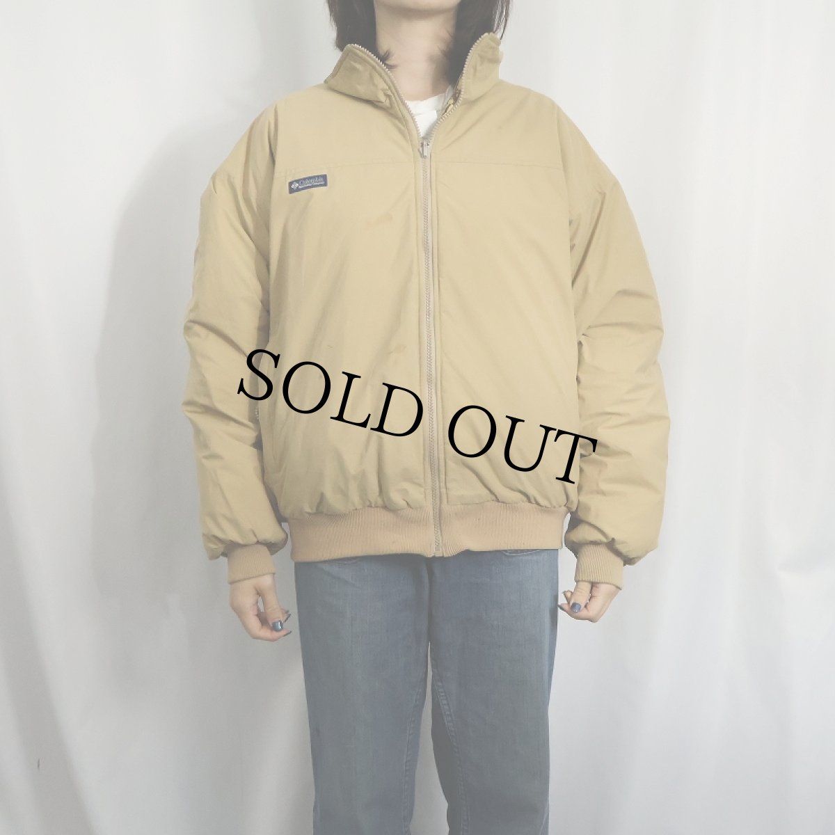 画像5: 80's Columbia GORE-TEX "QUALLOFIL" カモ柄 中綿入り リバーシブルナイロンジャケット M (5)