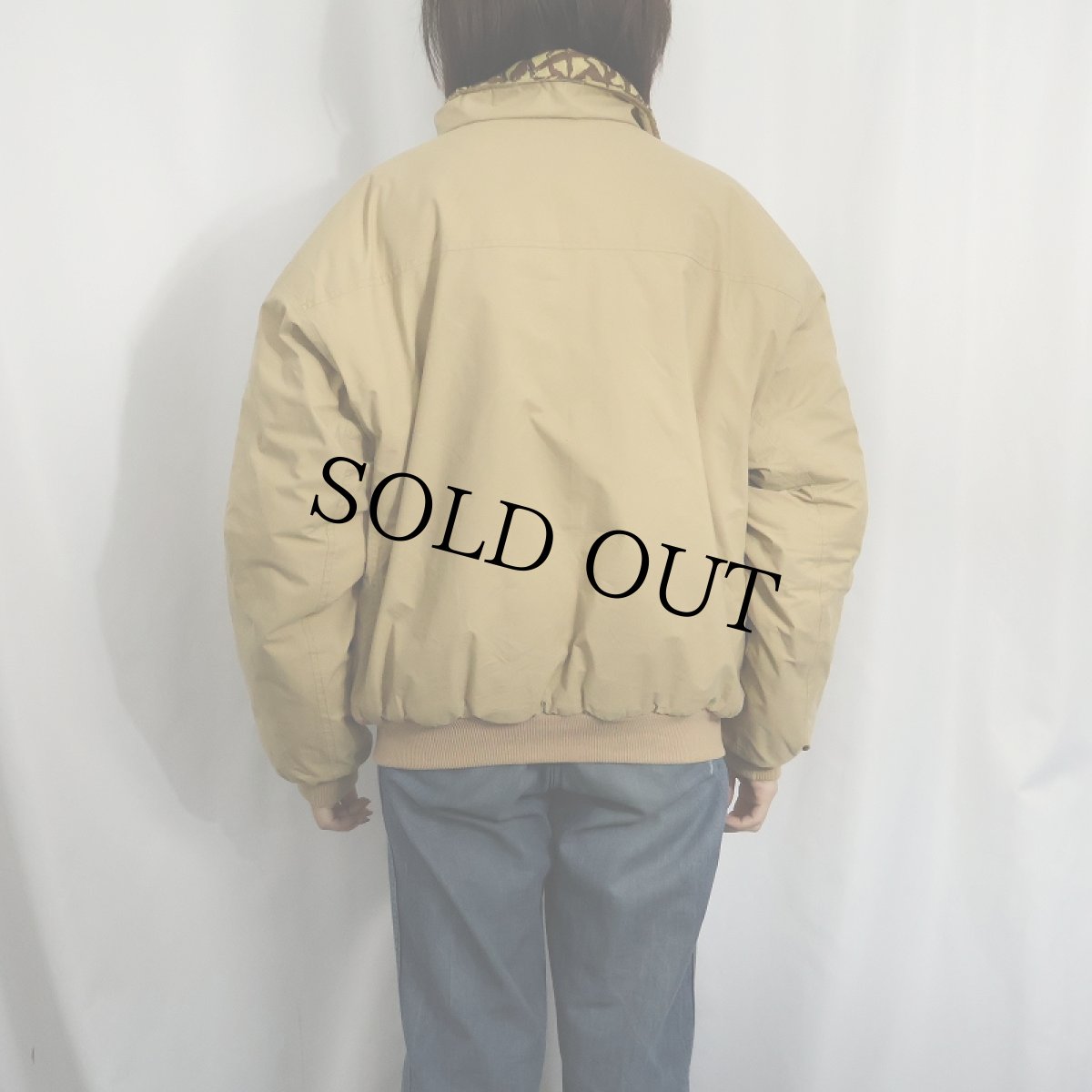 画像6: 80's Columbia GORE-TEX "QUALLOFIL" カモ柄 中綿入り リバーシブルナイロンジャケット M (6)