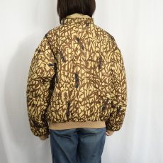 画像4: 80's Columbia GORE-TEX "QUALLOFIL" カモ柄 中綿入り リバーシブルナイロンジャケット M (4)