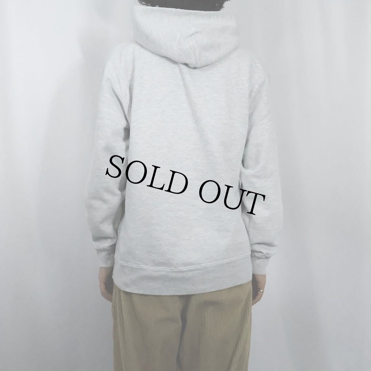 画像3: 80〜90's Champion 青刺繍タグ 中期 USA製 ロゴ刺繍 スウェットフーディー L (3)