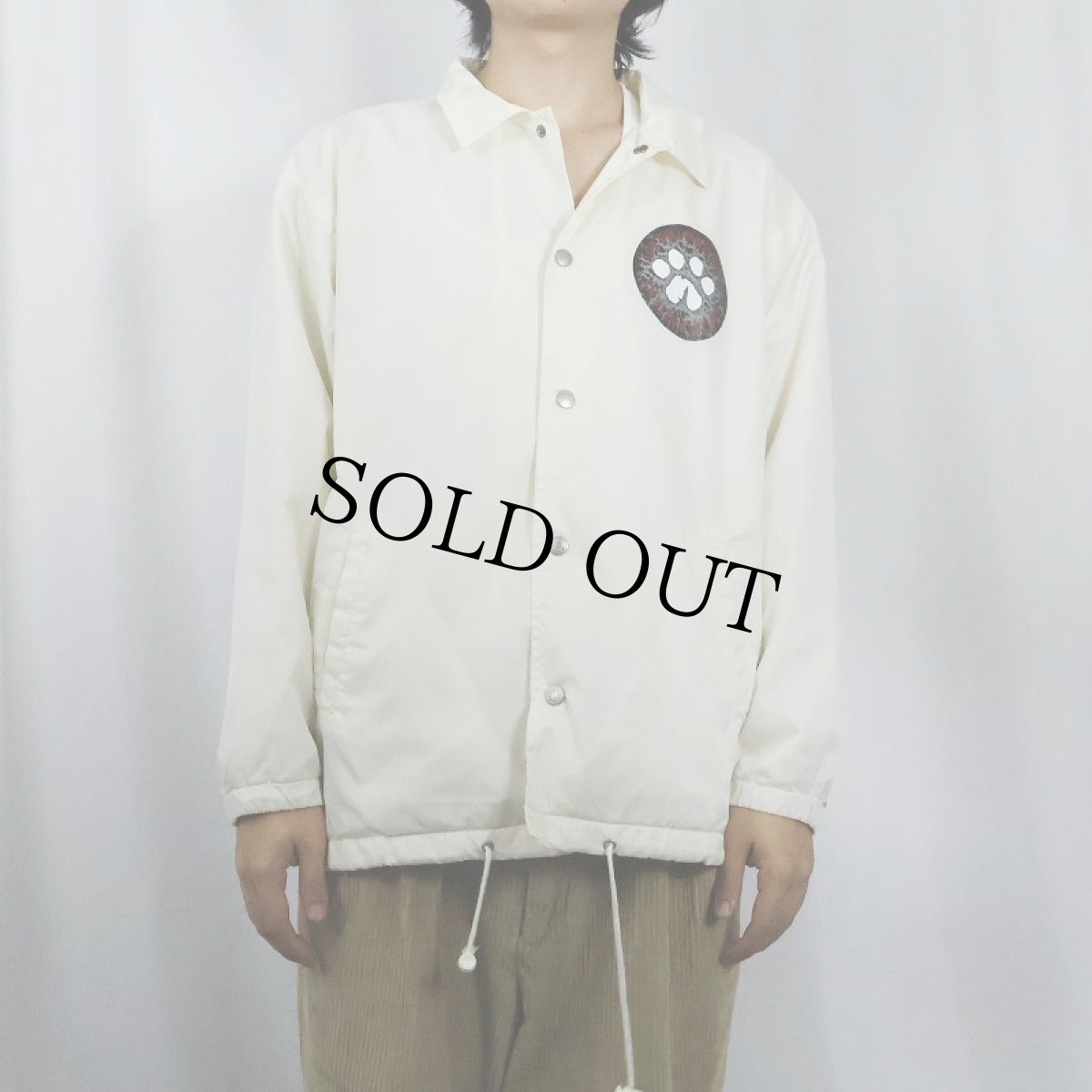 画像3: 90's Disney 101 DALMATIANS キャラクタープリントナイロンコーチジャケット size160 (3)