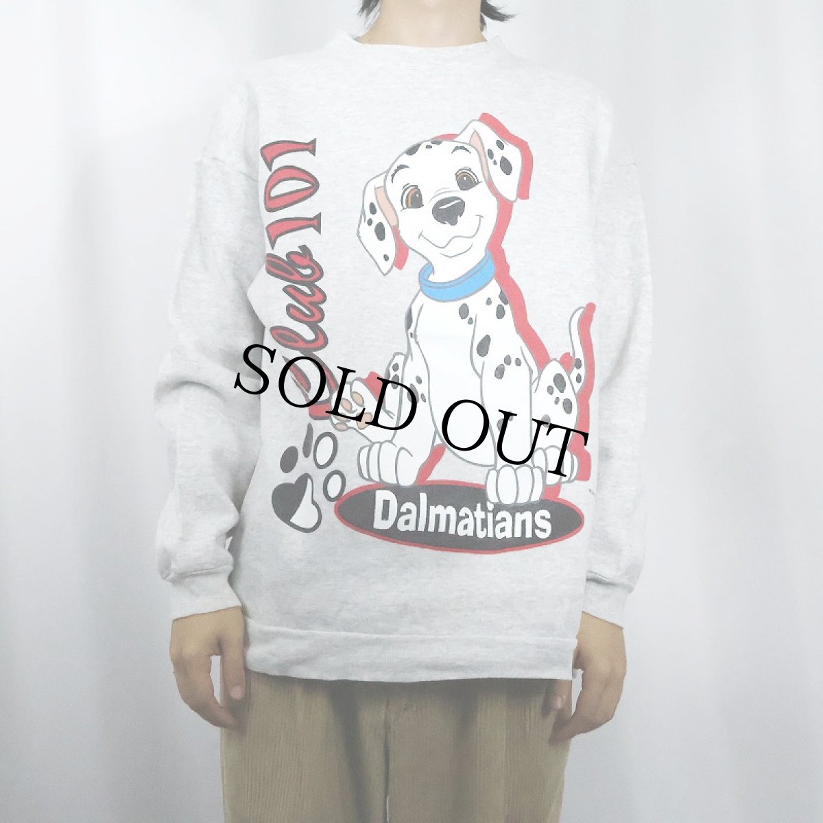 画像2: 90's Disney 101 DALMATIANS キャラクタープリントスウェット (2)
