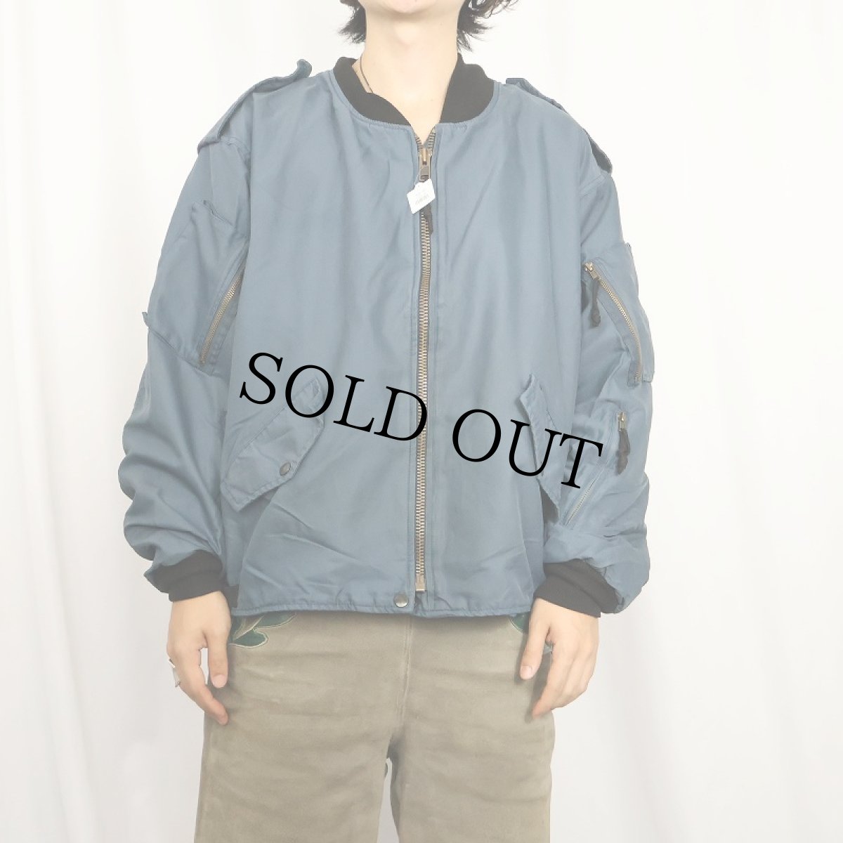 画像3: 90's ROYAL CANADIAN AIR FORCE フライトジャケット SIZE7344 (3)