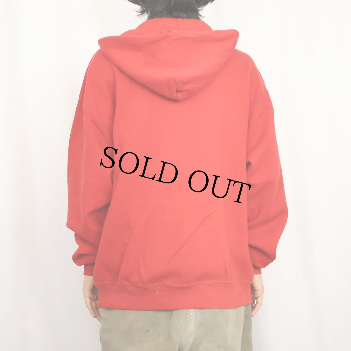 画像3: 90's JERZEES USA製 無地 スウェットジップパーカー XL (3)