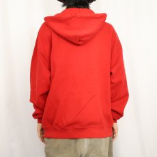 画像3: 90's JERZEES USA製 無地 スウェットジップパーカー XL (3)
