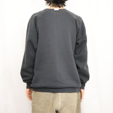 画像3: 90's USA製 "POW MIA" 兵士追悼プリントラグランスウェット BLACK XL (3)