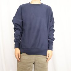 画像2: Champion REVERSE WEAVE 目無し スウェット NAVY L (2)