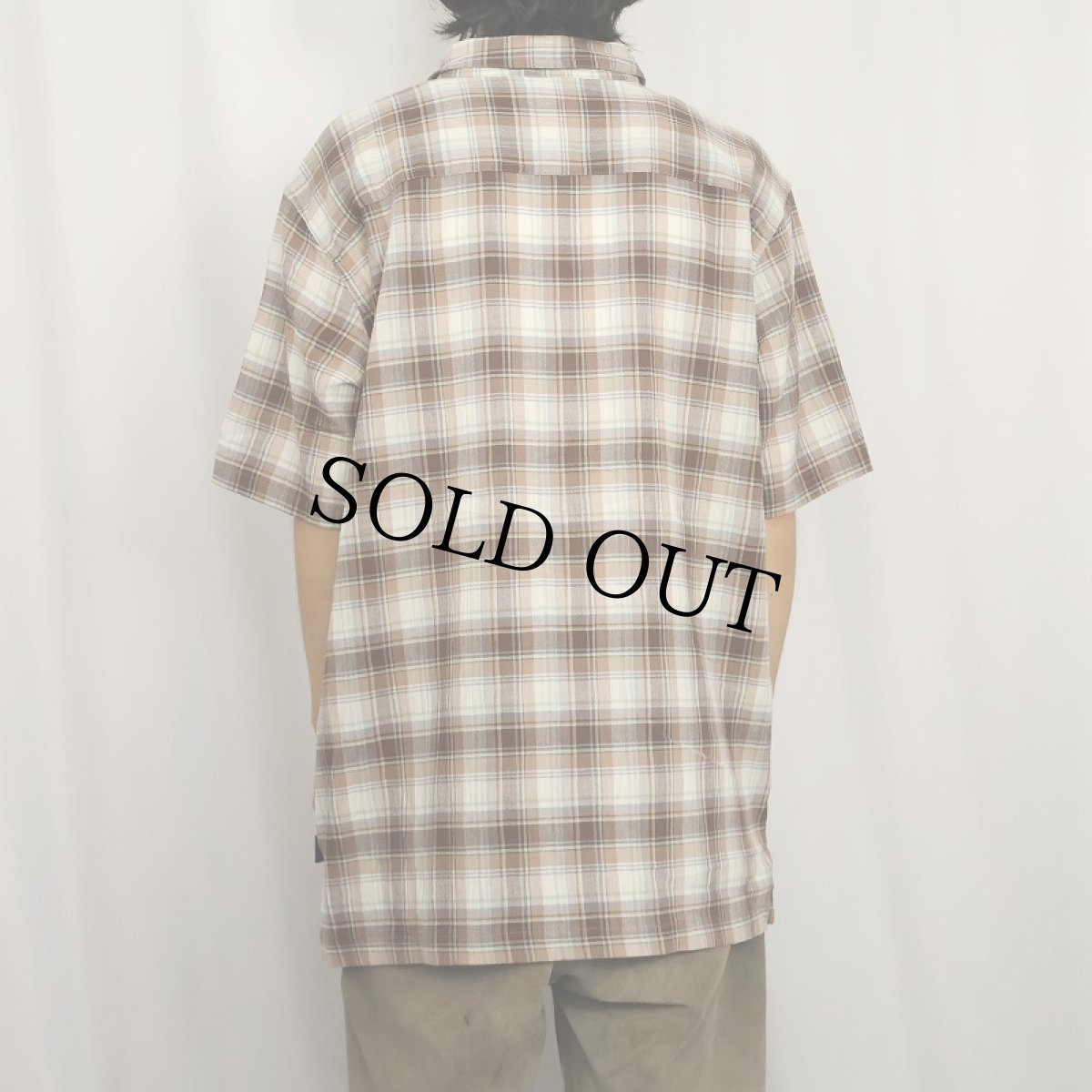 画像3: 2022SS Patagonia "ORGANIC COTTON" チェック柄 コットンシャツ XL (3)