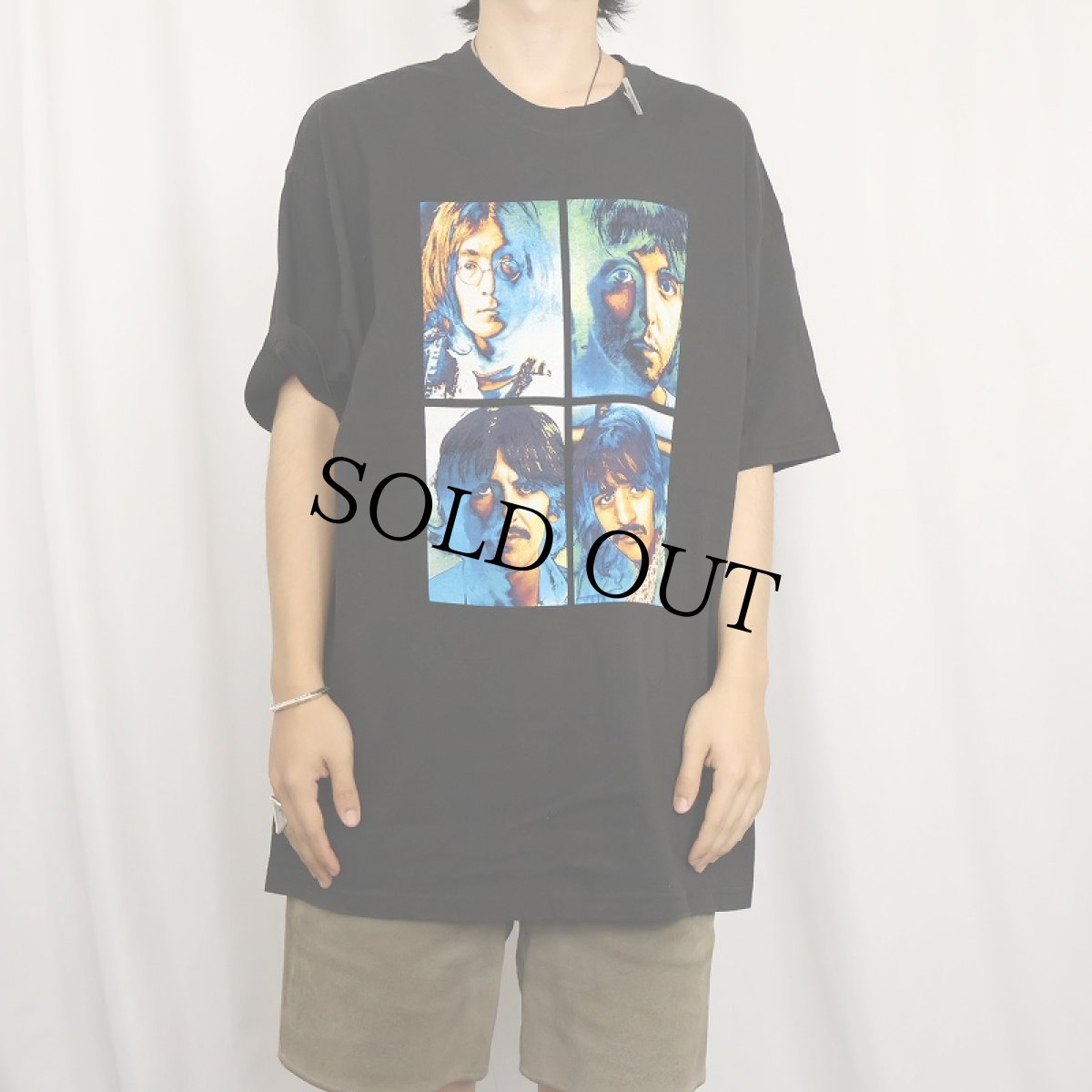 画像3: 2000 THE BEATLES ロックバンドTシャツ BLACK XL (3)