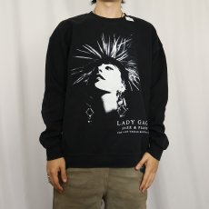 画像2: LADY GAGA "JAZZ&PIANO" アーティストコンサートスウェット BLACK L (2)