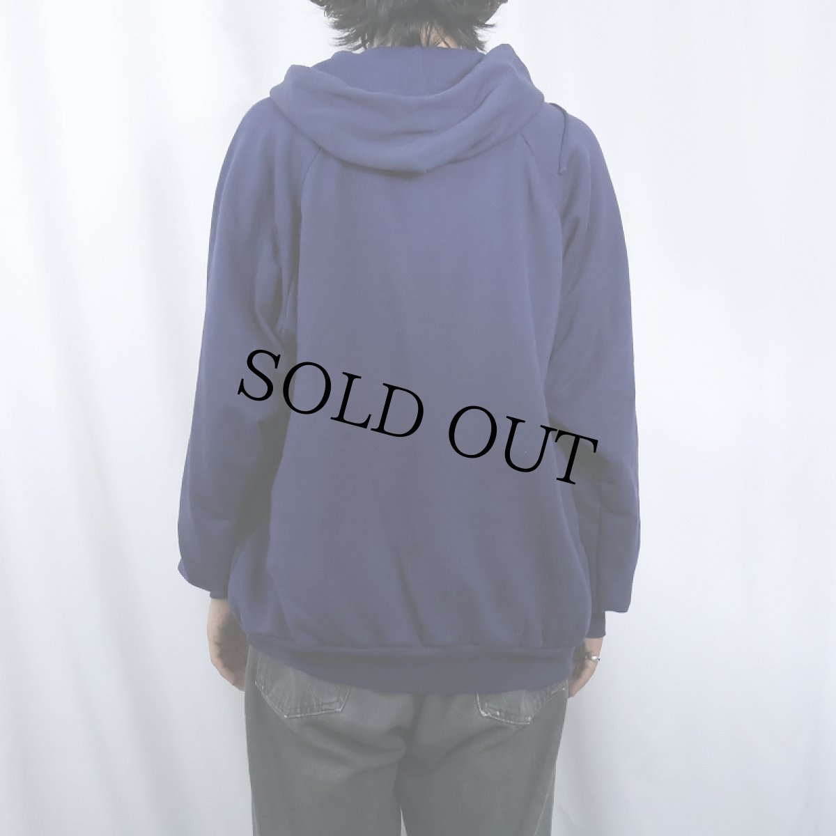 画像3: Coleman 裏サーマル スウェットジップパーカー NAVY 2XL (3)