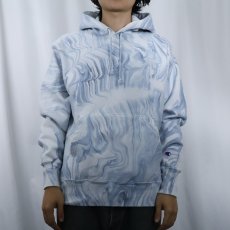 画像2: Champion REVERSE WEAVE マーブル染め スウェットフーディー M (2)