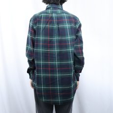 画像3: 90's Ralph Lauren チェック柄 コットンボタンダウンシャツ M (3)