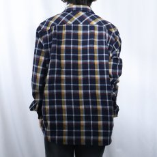画像3: 2018AW Patagonia チェック柄 ウール×ポリエステルシャツ XL (3)