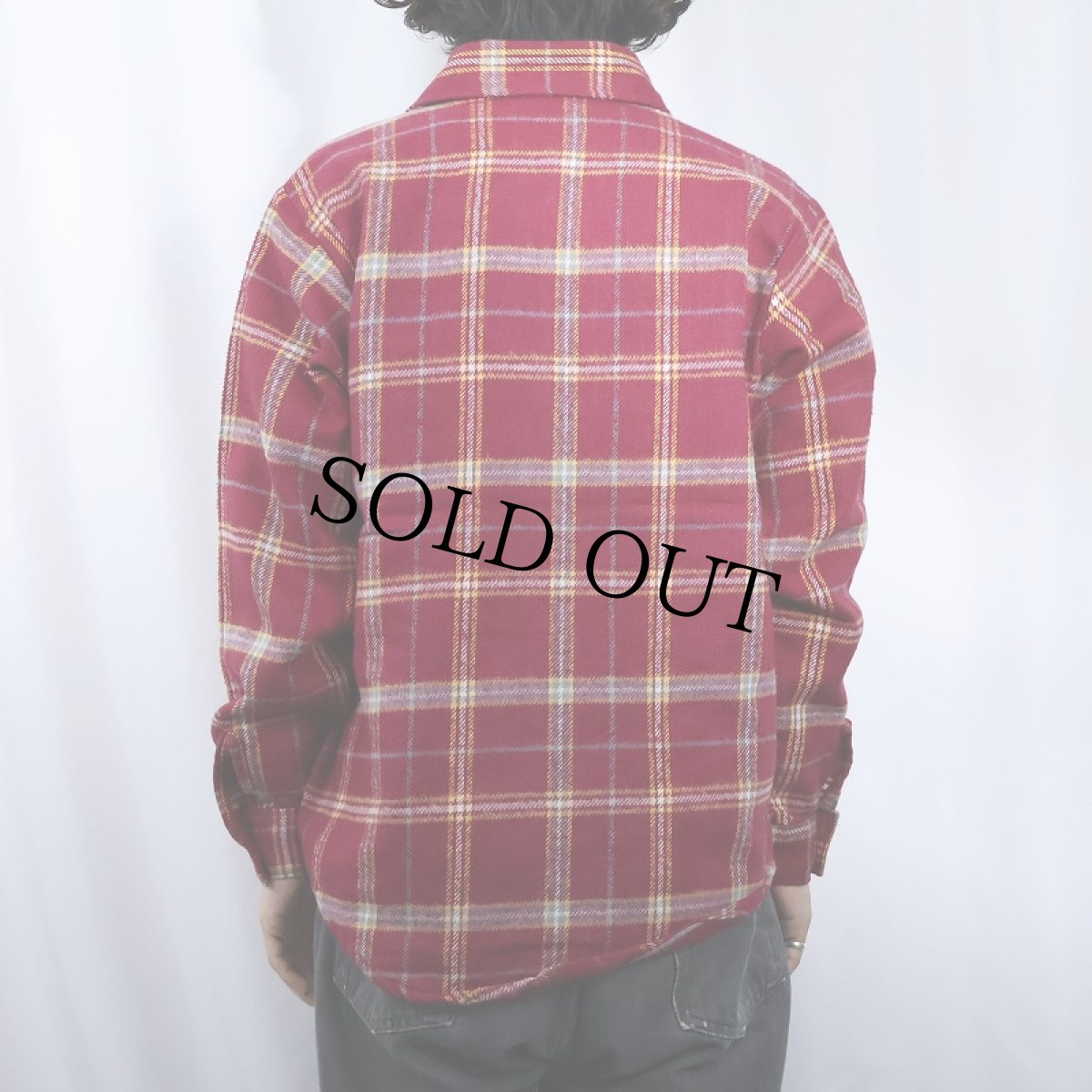 画像3: 70〜80's FIVE BROTHERS USA製 チェック柄 ヘビーネルシャツ M (3)