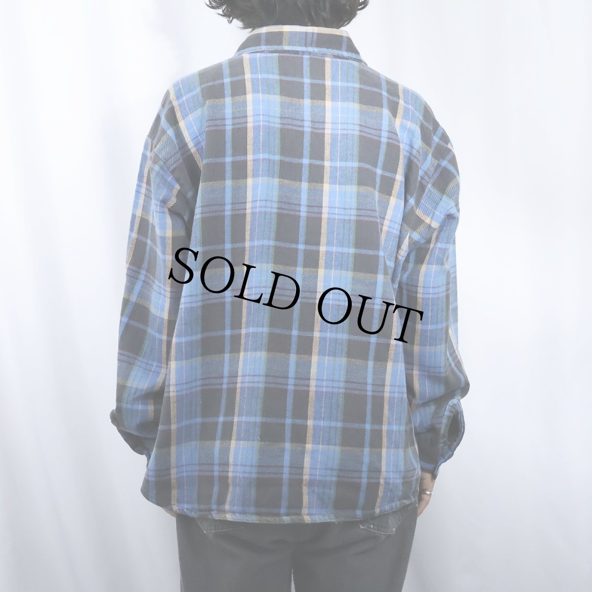 画像3: 70〜80's CLYDESDALE チェック柄 ヘビーネルシャツ (3)