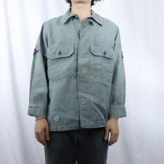 画像2: 50's U.S.AIR FORCE ユーティリティシャツ (2)