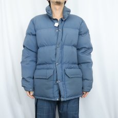 画像2: 80's THE NORTH FACE 茶タグ USA製 ポリエステル×コットンダウンジャケット M (2)