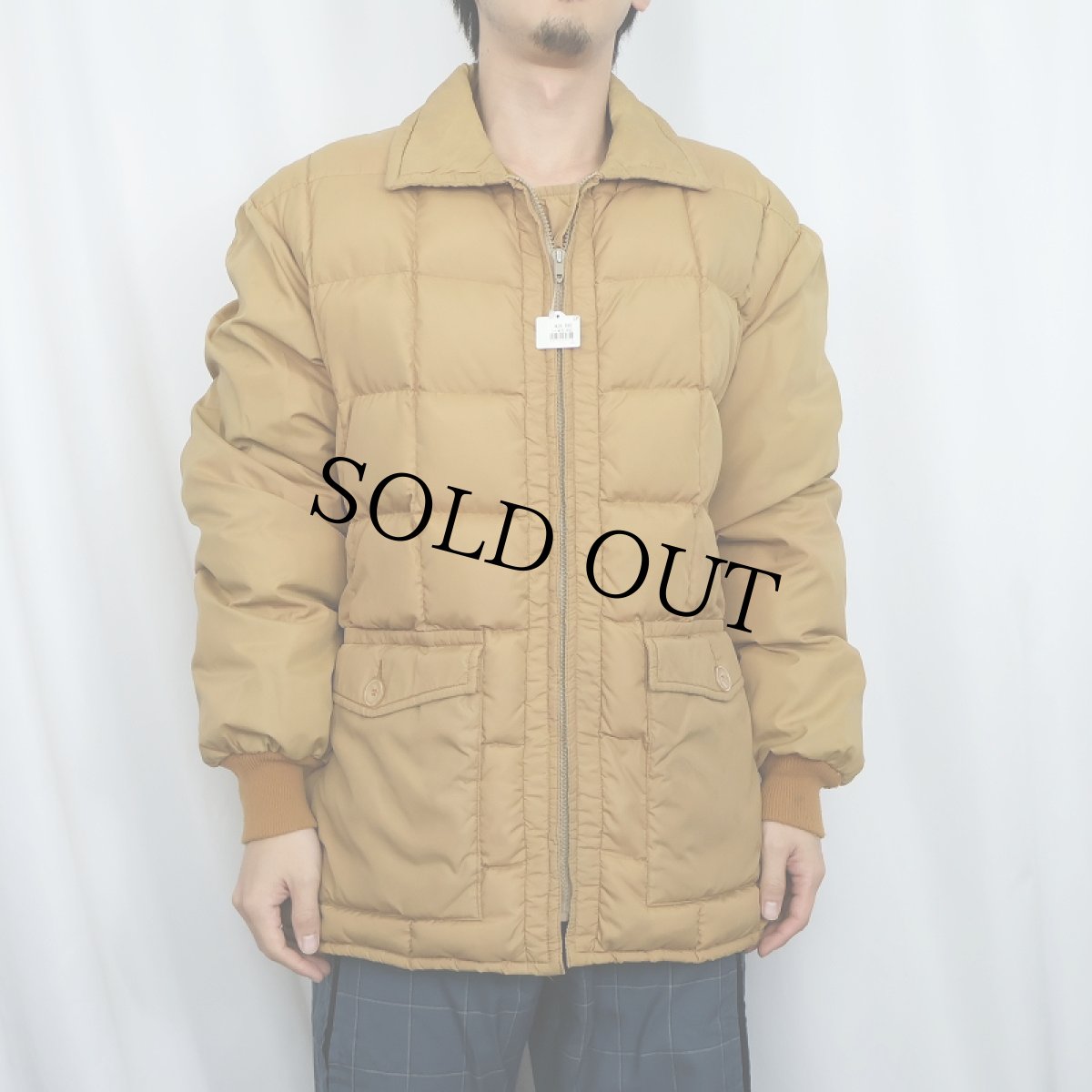 画像2: 70〜80's Eddie Bauer キルティンググースダウンジャケット M (2)