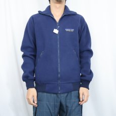 画像2: 80's Patagonia デカタグ フリースジップジャケット NAVY M (2)